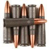 Close up of the 122gr on the 1000 Rounds of 122gr HP 7.62x39mm Ammo by Wolf