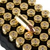 Close up of the 124gr on the 1000 Rounds of 124gr TMJ 9mm Ammo by Ammo Inc.