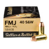 Image of 50 Rounds of 180gr FMJ .40 S&W Ammo by Sellier & Bellot
