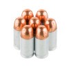 View of Blazer .380 ACP ammo rounds