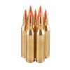 Close up of the 80gr on the 20 Rounds of 80gr Polymer Tipped .243 Win Ammo by Black Hills Gold Ammunition