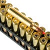 Close up of the 55gr on the 200 Rounds of 55gr Polymer Tipped .223 Ammo by Hornady TAP Urban