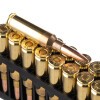View of Magtech 6.5mm Creedmoor ammo rounds