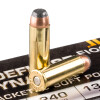 Close up of the 240gr on the 500 Rounds of 240gr JSP .44 Mag Ammo by Fiocchi