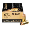 View of Sellier & Bellot .40 S&W ammo rounds