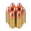 Close up of the 115gr on the 500 Rounds of 115gr FMJ 9mm Ammo by Blazer in Bucket