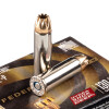 Close up of the 130gr on the 20 Rounds of 130gr JHP .38 Spl +P Ammo by Federal