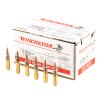 View of Winchester 5.56x45 ammo rounds