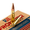 View of Hornady .300 AAC Blackout ammo rounds