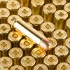 Close up of the 130gr on the 100 Rounds of 130gr FMJ .38 Spl Ammo by Winchester