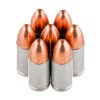 View of Blazer 9mm ammo rounds
