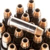 Close up of the 110gr on the 200 Rounds of 110gr JHP .38 Spl Ammo by Federal