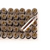 Close up of the 158gr on the 50 Rounds of 158gr LRN .38 Spl Ammo by Winchester