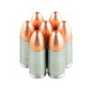 Close up of the 115gr on the 100 Rounds of 115gr FMJ RN 9mm Ammo by Federal