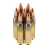View of Hornady 5.56x45 ammo rounds