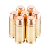 View of Winchester .40 S&W ammo rounds