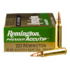 Close up of the 50gr on the 20 Rounds of 50gr Accutip .223 Ammo by Remington