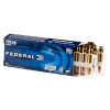 Close up of the 50gr on the 250 Rounds of 50gr JHP .223 Ammo by Federal