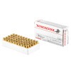 Close up of the 147gr on the 50 Rounds of 147gr TC-MC 9mm Ammo by Winchester