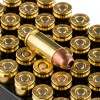 Close up of the 115gr on the 50 Rounds of 115gr JHP 9mm +P Ammo by Remington