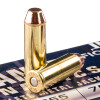 Close up of the 255gr on the 500 Rounds of 255gr CMJ .45 Long-Colt Ammo by Fiocchi
