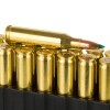 Close up of the 90gr on the 20 Rounds of 90gr GameChanger .243 Win Ammo by Sierra