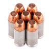 View of Blazer .40 S&W ammo rounds