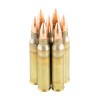 View of Hornady 5.56x45 ammo rounds