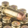 Close up of the 180gr on the 50 Rounds of 180gr FMJ .40 S&W Ammo by Winchester