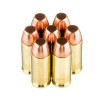 Close up of the 180gr on the 500 Rounds of 180gr FMJ .40 S&W Ammo by Winchester USA