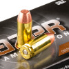 View of Blazer Brass .40 S&W ammo rounds
