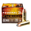 Close up of the 240gr on the 20 Rounds of 240gr Fusion .44 Mag Ammo by Federal