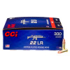 Close up of the 40gr on the 300 Rounds of 40gr CPRN .22 LR Ammo by CCI