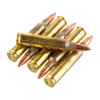 Close up of the 55gr on the 1000 Rounds of 55gr FMJ .223 Ammo by Winchester