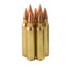 Close up of the 55gr on the 1000 Rounds of 55gr BTHP .223 Ammo by Winchester