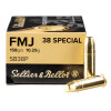 Image of 50 Rounds of 158gr FMJ .38 Spl Ammo by Sellier & Bellot