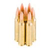Close up of the 62gr on the 200 Rounds of 62gr FMJ .223 Ammo by Hornady BLACK