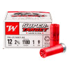 View of Winchester 12ga ammo rounds