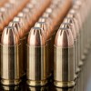 Close up of the 95gr on the 1000 Rounds of 95gr JSP 9mm Ammo by Federal