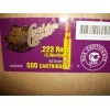 Close up of the 62gr on the 500  Rounds of 62gr HP .223 Ammo by Golden Bear