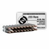 Close up of the 62gr on the 500  Rounds of 62gr FMJ .223 Ammo by Tula