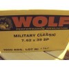 Close up of the 154gr on the 500  Rounds of 154gr SP 7.62x39mm Ammo by Wolf