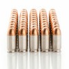 Close up of the 95gr on the 250 Rounds of 95gr MC .380 ACP Nickel Plated Ammo by Remington