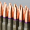 Close up of the 124gr on the 500  Rounds of 124gr FMJBT 7.62x39mm Ammo by Golden Tiger