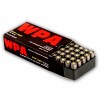 Close up of the 115gr on the 50 Rounds of 115gr FMJ 9mm Ammo by Wolf