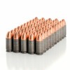 Close up of the 115gr on the 500  Rounds of 115gr FMJ 9mm Ammo by Wolf WPA