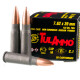 20 Rounds of 122gr FMJ 7.62x39mm Ammo by Tula
