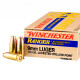 50 Rounds of 115gr JHP 9mm Ammo by Winchester