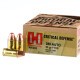 25 Rounds of 90gr JHP .380 ACP Ammo by Hornady Critical Defense