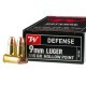 50 Rounds of 115gr JHP 9mm Ammo by Winchester USA